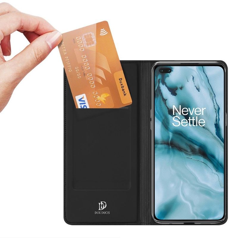 Pouzdra Na OnePlus Nord Obchodní Saténový Efekt