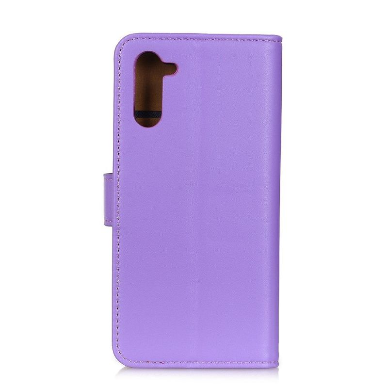 Pouzdra Na OnePlus Nord Základní Umělá Kůže - Fialová