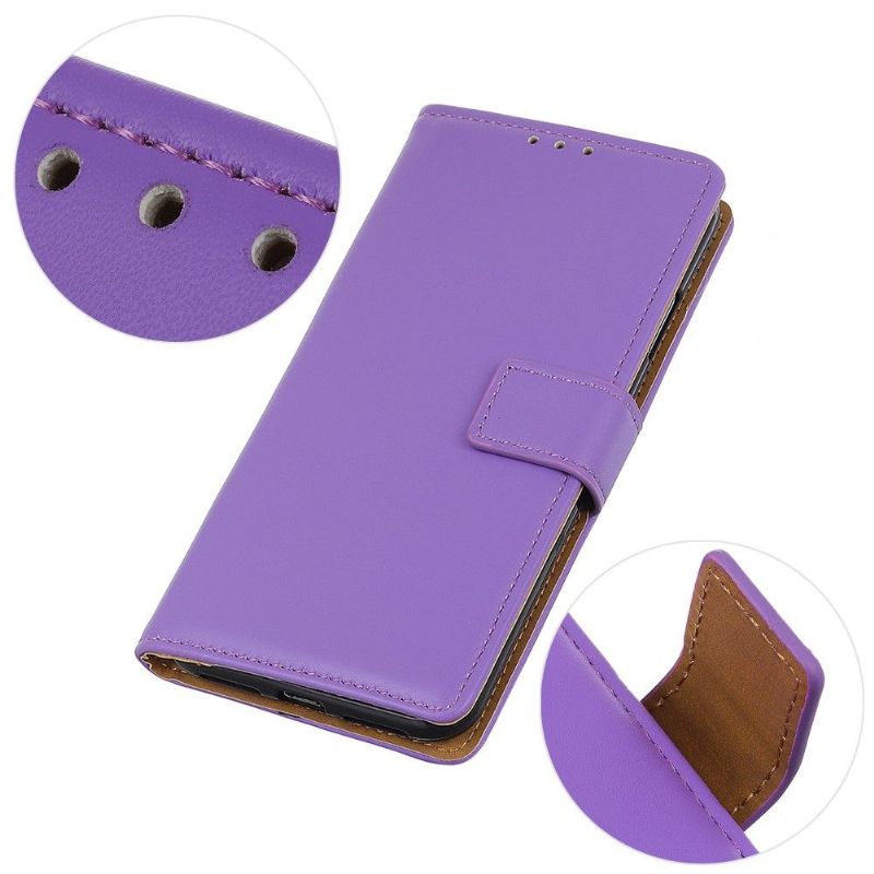 Pouzdra Na OnePlus Nord Základní Umělá Kůže - Fialová