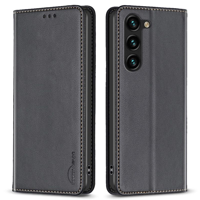 Kožené Pouzdro Folio Na Samsung Galaxy S24 Plus 5g Barva Binfen