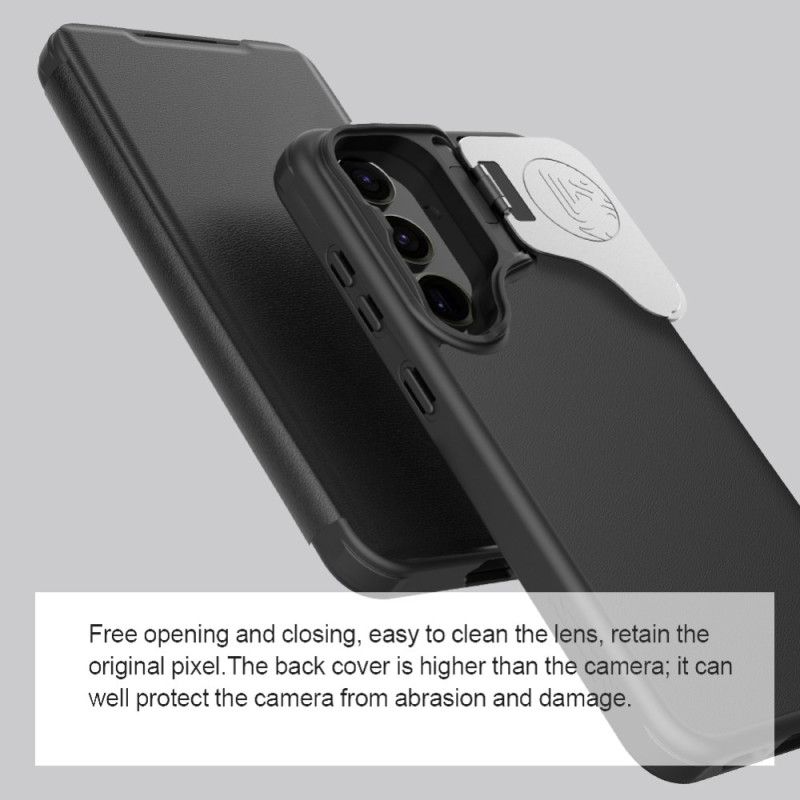Kožené Pouzdro Folio Na Samsung Galaxy S24 Plus 5g Qin Pro Nillkin