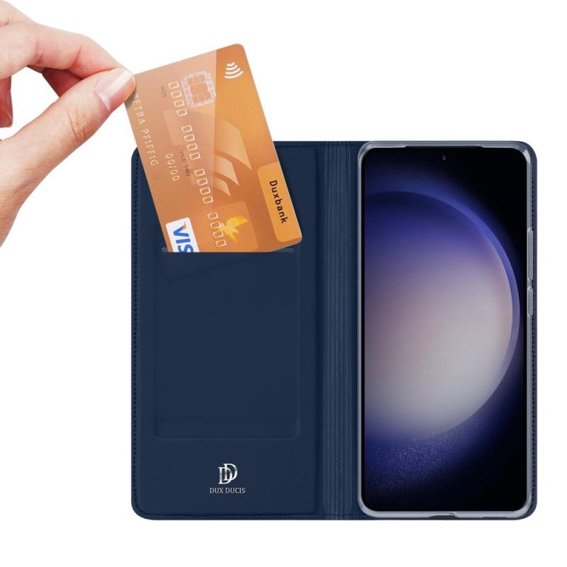 Kožené Pouzdro Folio Na Samsung Galaxy S24 Plus 5g Skin Pro Series Dux Ducis