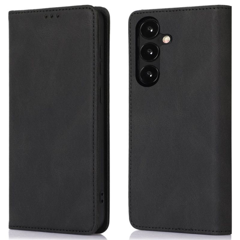 Kožené Pouzdro Folio Samsung Galaxy S24 Plus 5g Textura Kůže