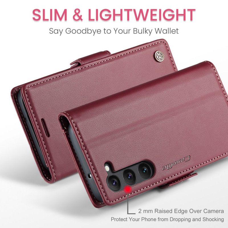 Kožený Kryt Na Samsung Galaxy S24 Plus 5g S Caseme Rfid Blokováním