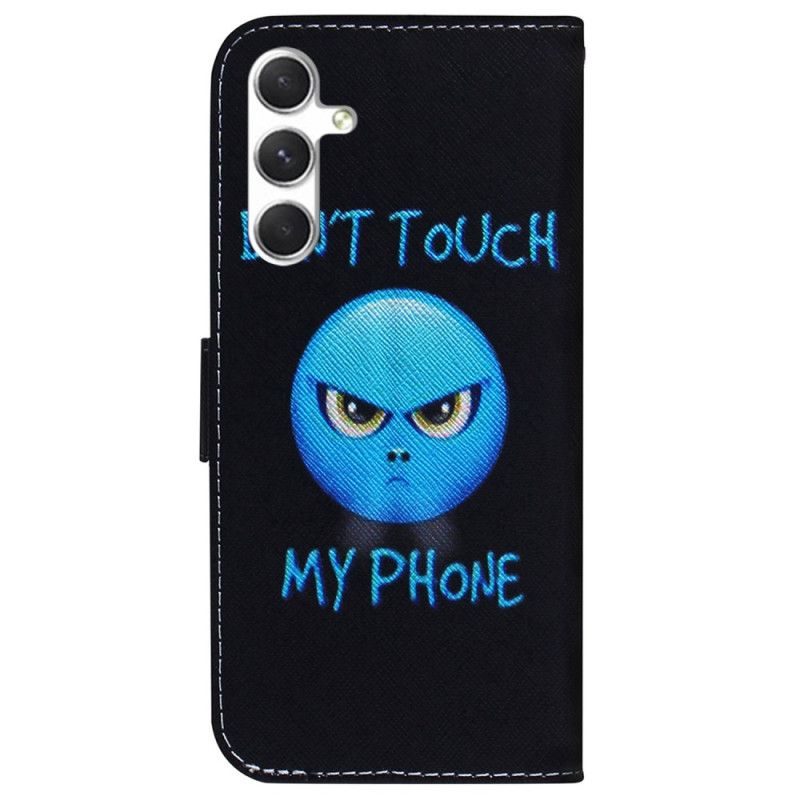 Kožený Kryt Samsung Galaxy S24 Plus 5g Emoji Telefon