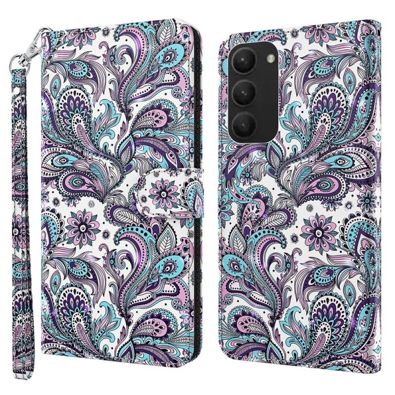Kožený Kryt Samsung Galaxy S24 Plus 5g Impatiens Bez Ramínek