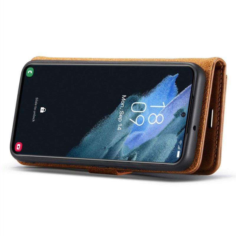 Kožený Kryt Samsung Galaxy S24 Plus 5g Odnímatelný Držák Karet Dg.ming