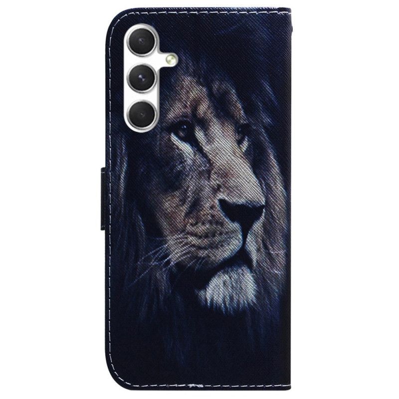 Kožený Kryt Samsung Galaxy S24 Plus 5g Snící Lev
