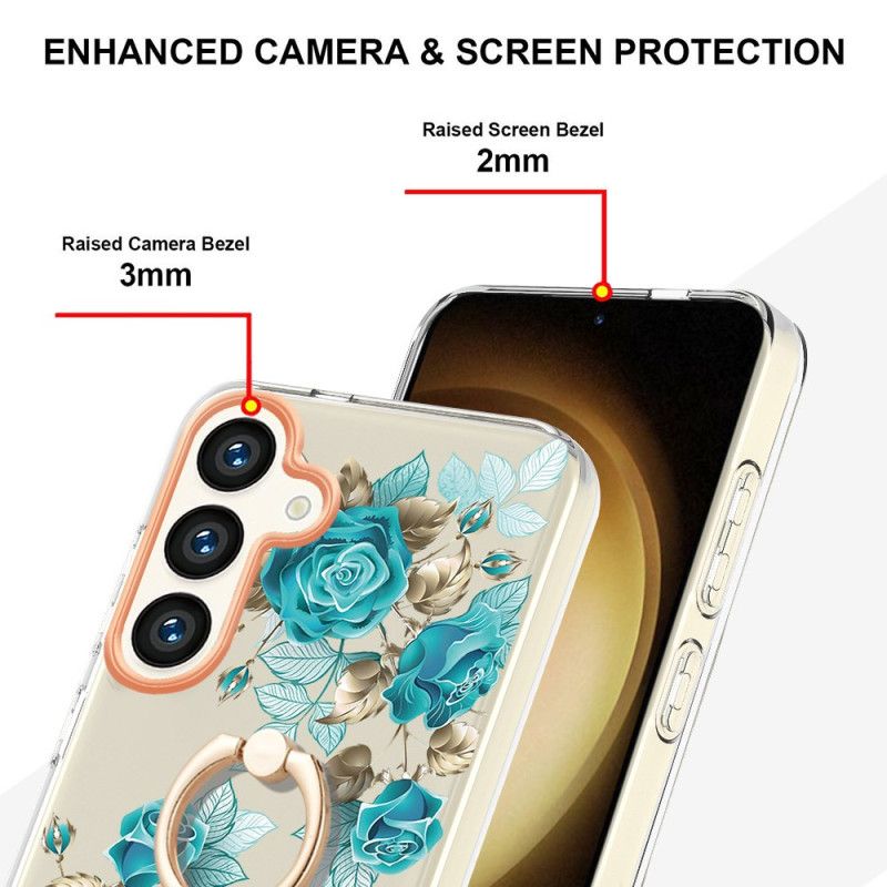 Kryt Samsung Galaxy S24 Plus 5g Držák Na Květinový Prsten