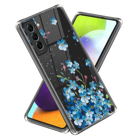 Kryt Samsung Galaxy S24 Plus 5g Kryty Na Mobil Modré Květy
