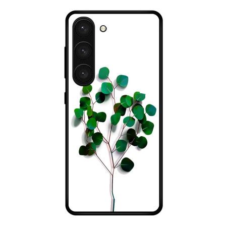 Kryt Samsung Galaxy S24 Plus 5g Tvrzené Sklo Malé Zelené Listy