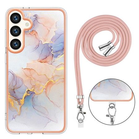 Kryt Samsung Galaxy S24 Plus 5g Šňůrový Bílý Mramor Mléčné Dráhy
