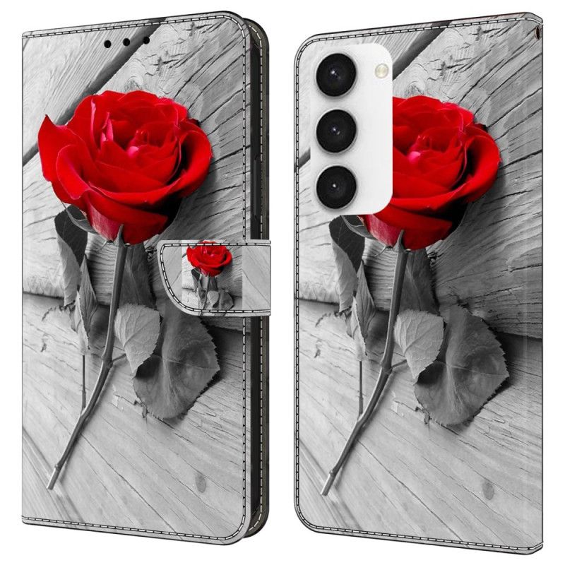 Peněženková Pouzdra Samsung Galaxy S24 Plus 5g Kryty Na Mobil Růžová