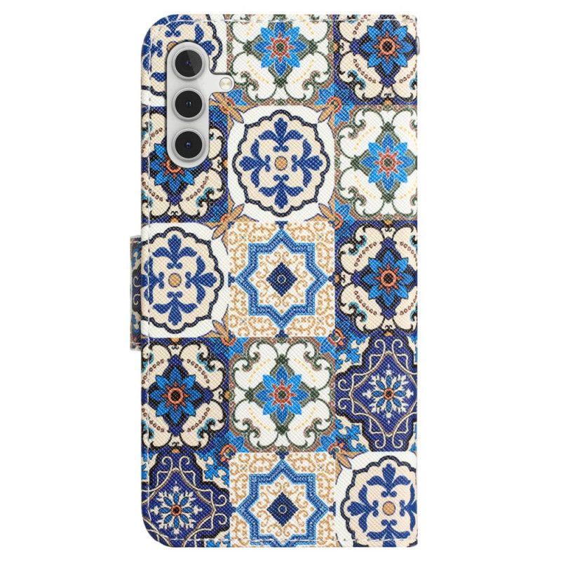 Peněženková Pouzdra Samsung Galaxy S24 Plus 5g Retro Totem S Popruhem