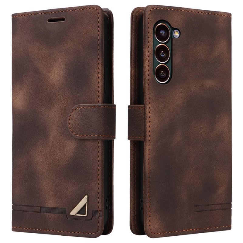 Peněženková Pouzdra Samsung Galaxy S24 Plus 5g Stylový Semišový Design