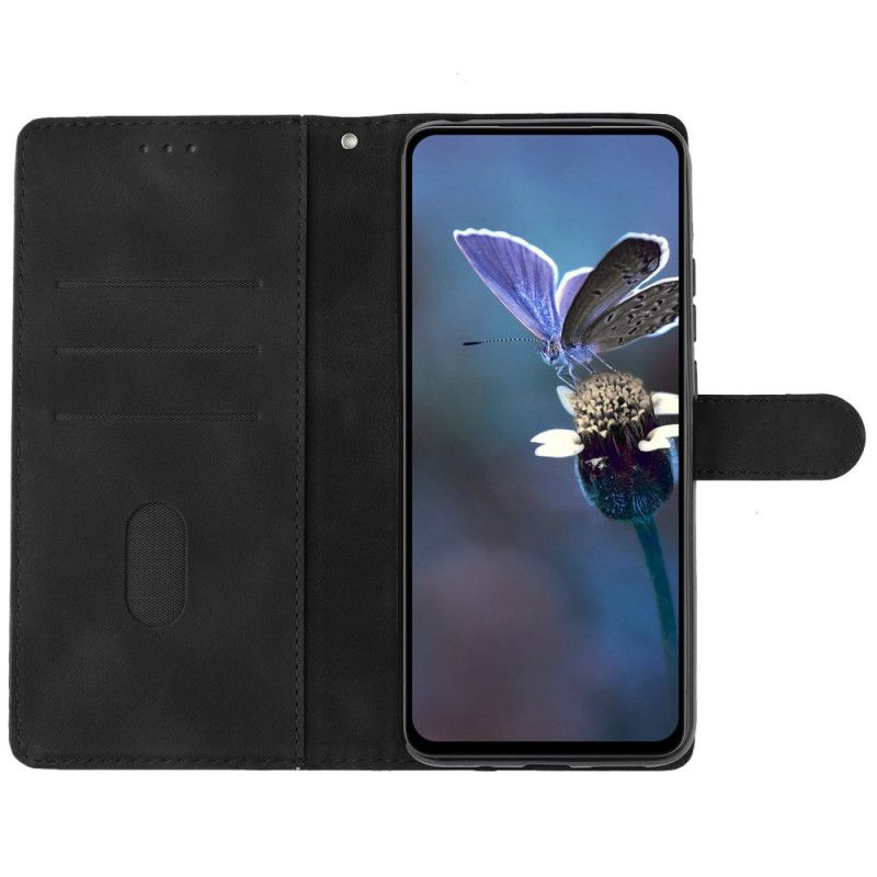 Peněženková Pouzdra Samsung Galaxy S24 Plus 5g Tištěné Květiny A Šňůrka