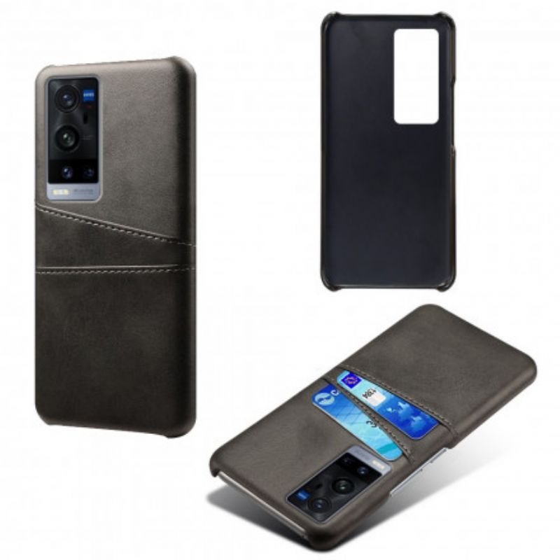 Kryt Na Vivo X60 Pro Plus Dvojitý Držák Karet Ksq