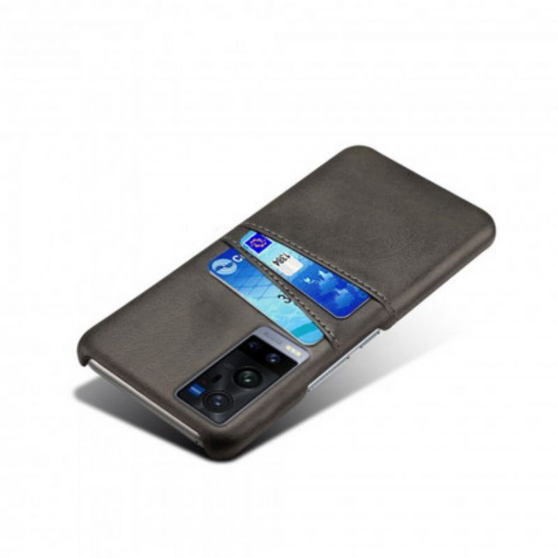 Kryt Na Vivo X60 Pro Plus Dvojitý Držák Karet Ksq