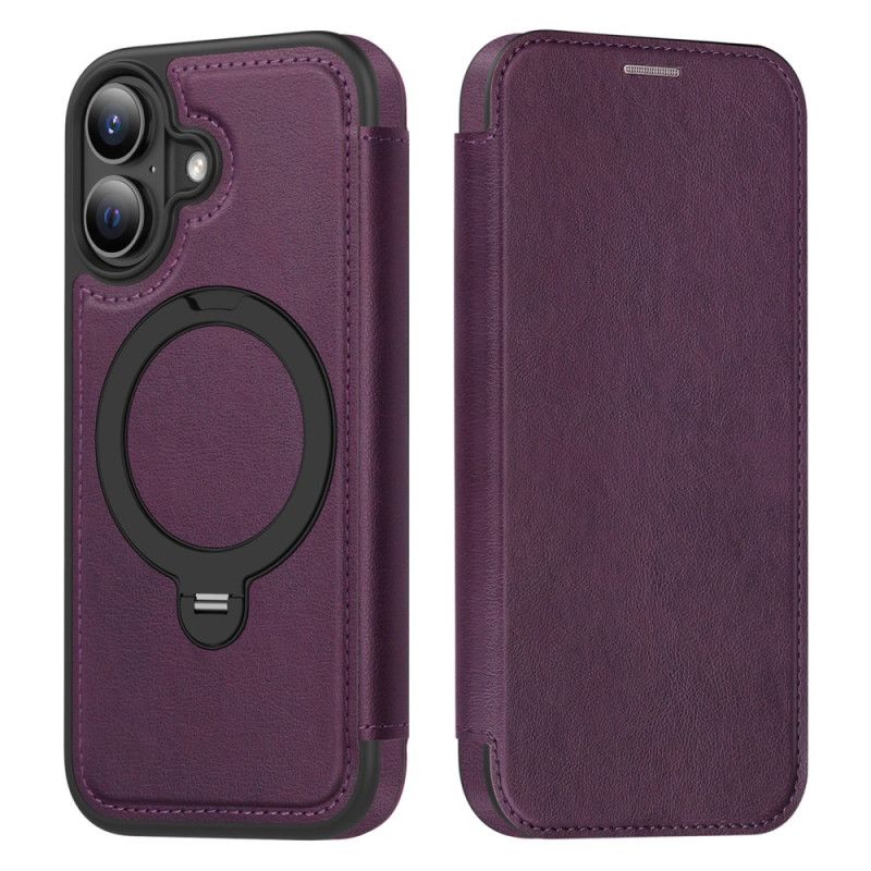 Kožené Pouzdro Folio iPhone 17 Integrované Blokování Rfid Magsafe