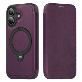 Kožené Pouzdro Folio iPhone 17 Integrované Blokování Rfid Magsafe