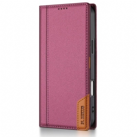 Kožené Pouzdro Folio Na iPhone 17 Blokování Rfid N.bekus