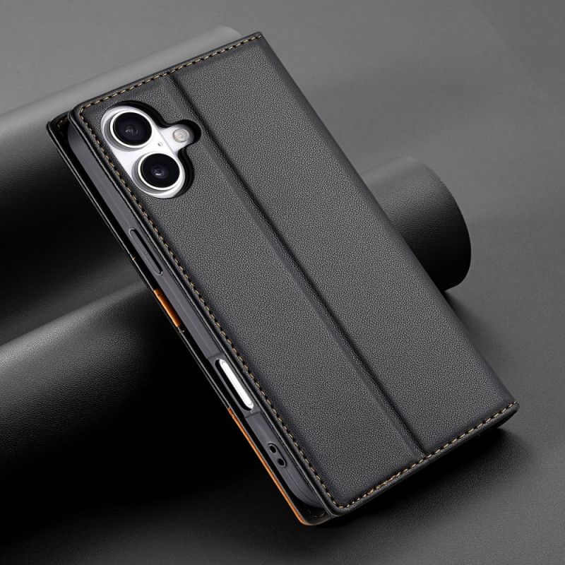 Kožené Pouzdro Folio Na iPhone 17 Blokování Rfid N.bekus