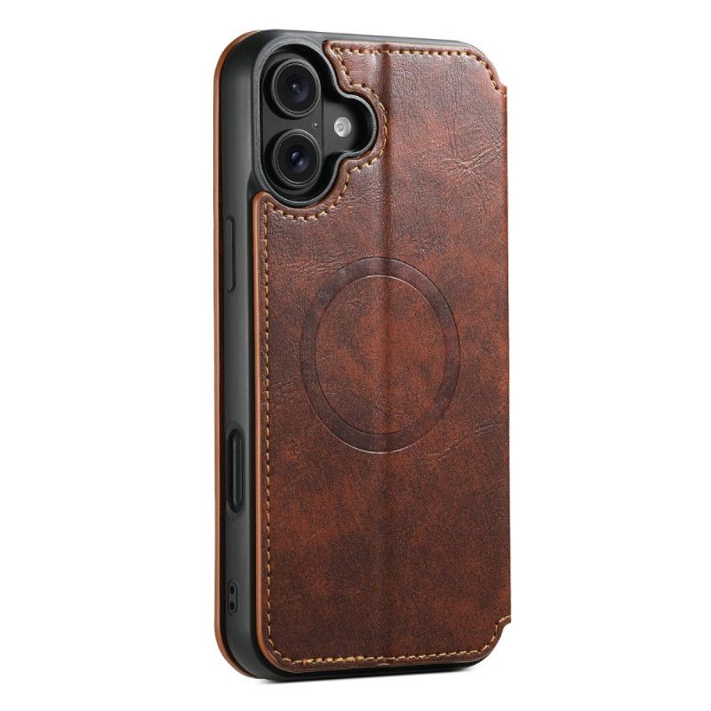 Kožené Pouzdro Folio Na iPhone 17 Kompatibilní S Magsafe