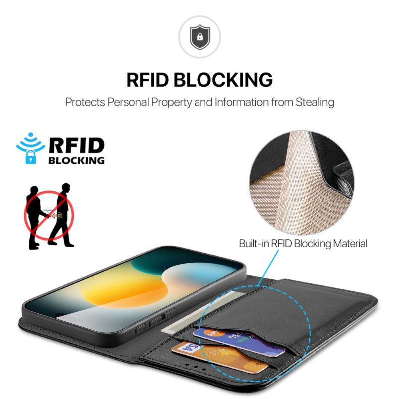 Kožené Pouzdro Folio Na iPhone 17 Série Hivo Dux Ducis