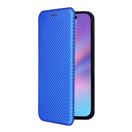 Kožené Pouzdro Folio Na iPhone 17 Uhlíková Vlákna