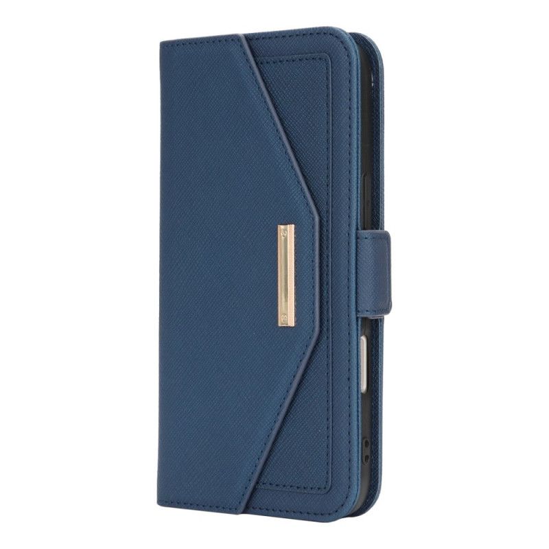 Kožený Kryt iPhone 17 Peněženka S Ramenním Popruhem A Zrcátkem