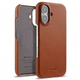 Kryt iPhone 17 Kompatibilní S Magsafe Voskovaná Kůže