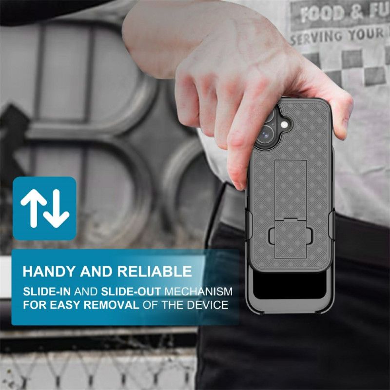 Kryt iPhone 17 Kryty Na Mobil Posuvný Se Stojánkem A Klipem