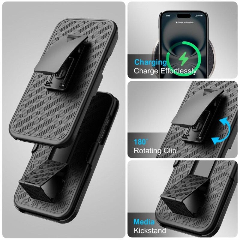 Kryt iPhone 17 Kryty Na Mobil Posuvný Se Stojánkem A Klipem