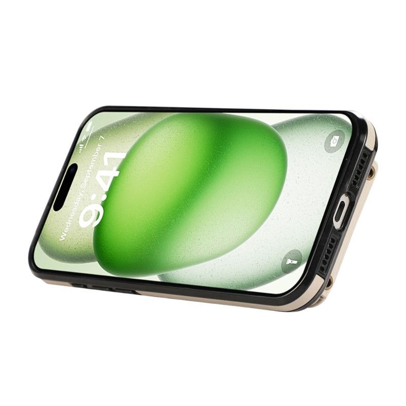 Kryt iPhone 17 Kryty Na Mobil Pouzdro Na Více Karet A Ramenní Popruh