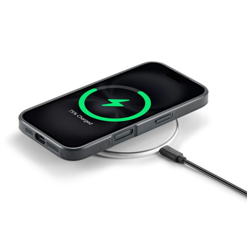 Kryt iPhone 17 Magsafe Kompatibilní S Prémiovým Koženým Efektem