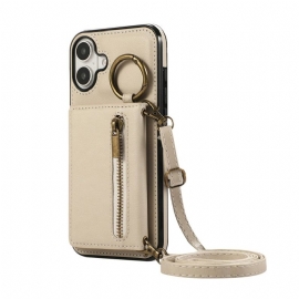 Kryt iPhone 17 Peněženka Na Zip