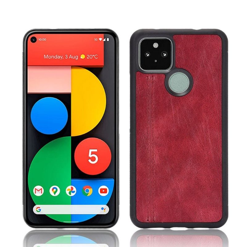 Kryt Na Google Pixel 4a 5G Kožený Efekt