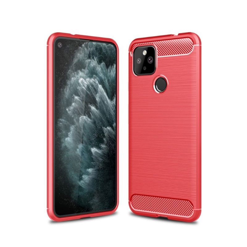 Kryt Na Google Pixel 4a 5G Silikonový Kartáčovaný Efekt