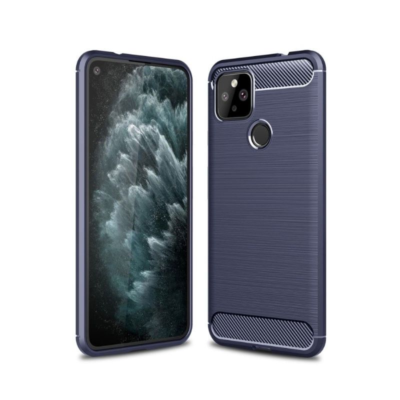 Kryt Na Google Pixel 4a 5G Silikonový Kartáčovaný Efekt