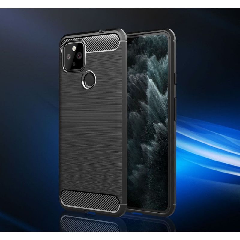 Kryt Na Google Pixel 4a 5G Silikonový Kartáčovaný Efekt