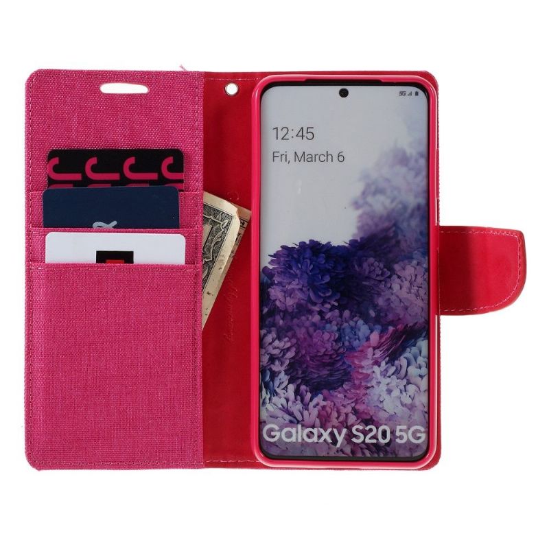 Flipové Pouzdro Na Samsung Galaxy S20 Merkurové Plátno