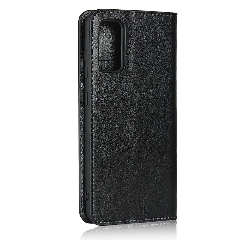 Kožené Pouzdro Na Samsung Galaxy S20 Funkce Podpory Koženého Držáku Karty