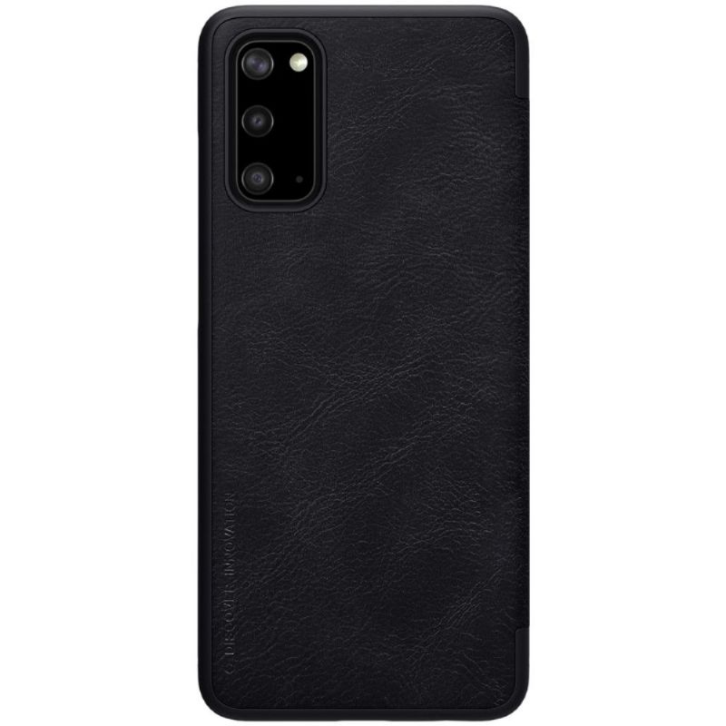 Kožené Pouzdro Na Samsung Galaxy S20 Umělá Kůže Řady Nillkin Qin