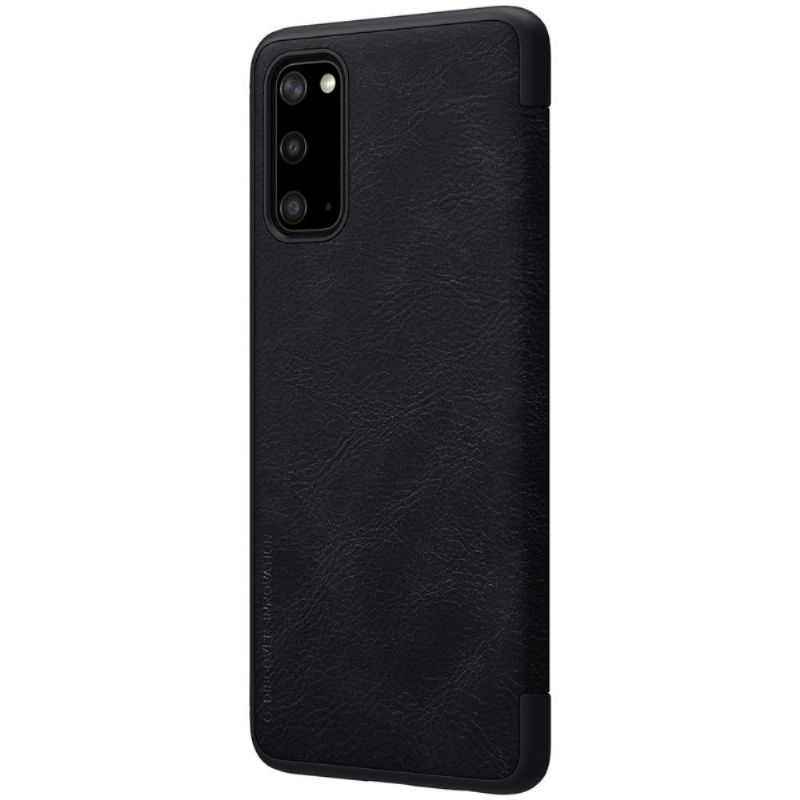 Kožené Pouzdro Na Samsung Galaxy S20 Umělá Kůže Řady Nillkin Qin