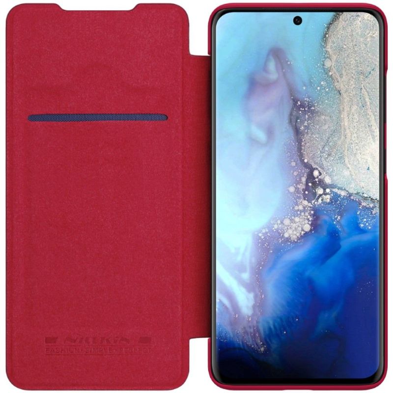Kožené Pouzdro Na Samsung Galaxy S20 Umělá Kůže Řady Nillkin Qin