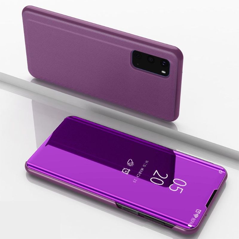 Kryt Na Samsung Galaxy S20 Flipové Pouzdro Zrcadlový Efekt