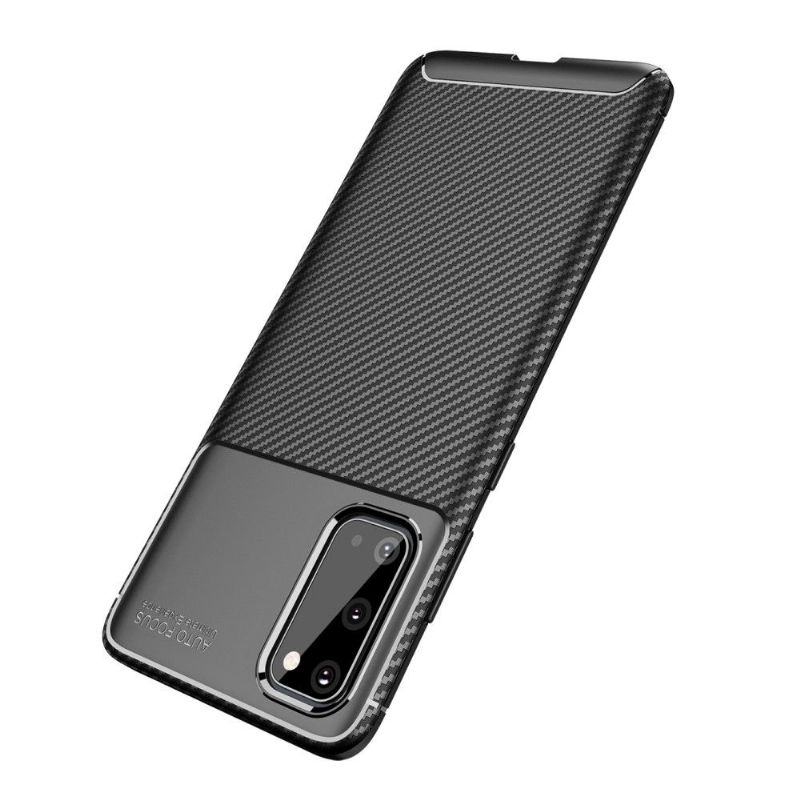 Kryt Na Samsung Galaxy S20 Gel Ve Stylu Uhlíkových Vláken