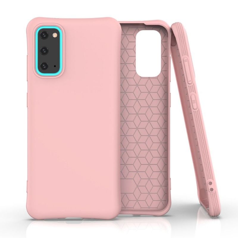 Kryt Na Samsung Galaxy S20 Rohy Zesílené Silikonovou Rohoží