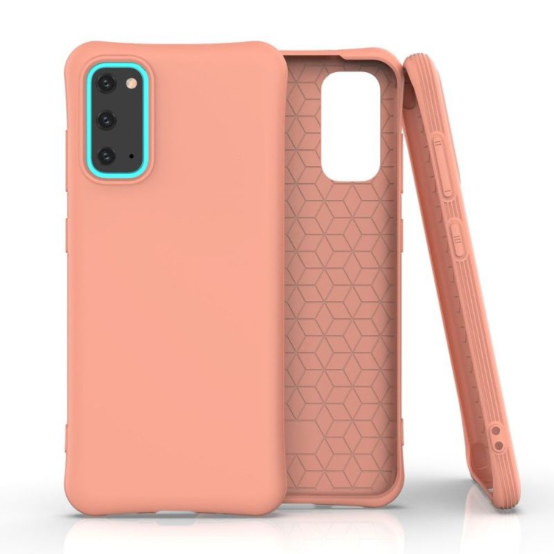 Kryt Na Samsung Galaxy S20 Rohy Zesílené Silikonovou Rohoží