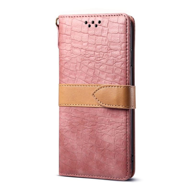 Pouzdra Na Samsung Galaxy S20 Efekt Imitace Kůže Croc
